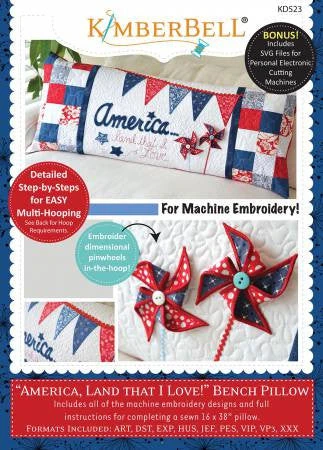 America, Land That I Love! - Bench Pillow CD 3 America, Land That I Love! - Bench Pillow CD