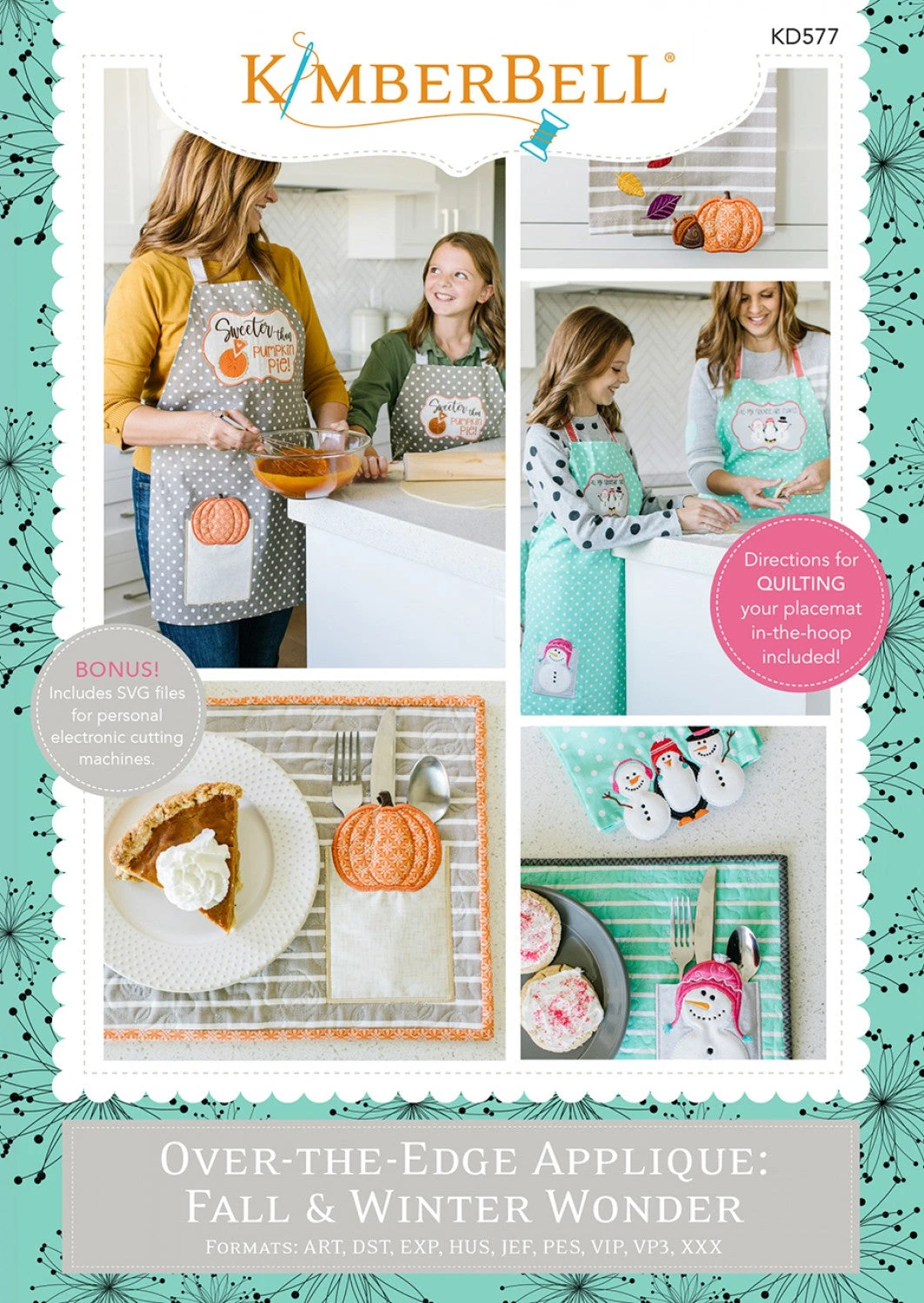 Over The Edge Applique Fall And Winter Wonder 3 Over The Edge Applique Fall And Winter Wonder