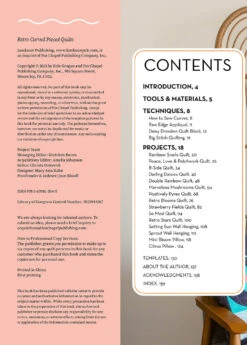 Retro Curved Pieced Quilts -Qbpn L0345R 2