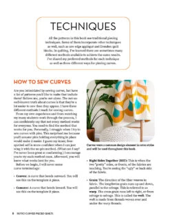 Retro Curved Pieced Quilts -Qbpn L0345R 4