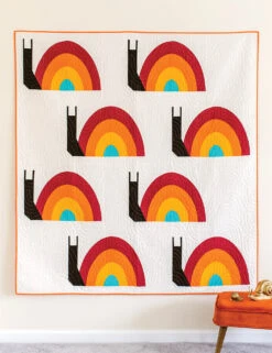 Retro Curved Pieced Quilts -Qbpn L0345R 6