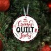 Crazy Quilt Lady Ornament -Qbpn LAL MC19