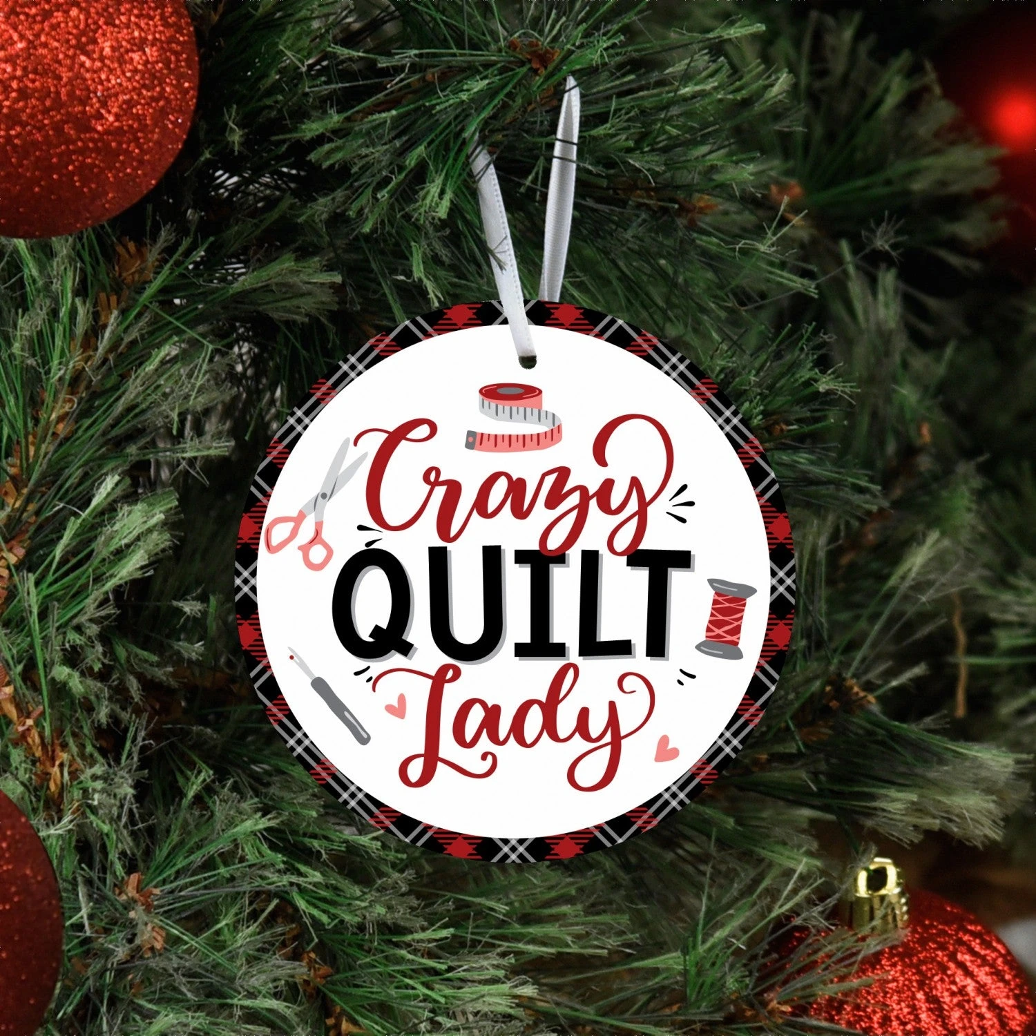 Crazy Quilt Lady Ornament 3 Crazy Quilt Lady Ornament