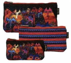 Cosmetic Bags Fantasticats Set Of 3