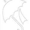 Stencil - Dancing Umbrella 1 Stencil - Dancing Umbrella -Qbpn LBQ0344