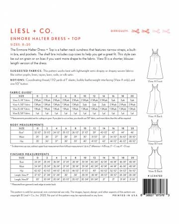 Enmore Halter Dress And Top Pattern 4 Enmore Halter Dress And Top Pattern - Image 2