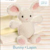 Leisure Arts Little Crochet Friend Kit Small Bunny -Qbpn LEA57173