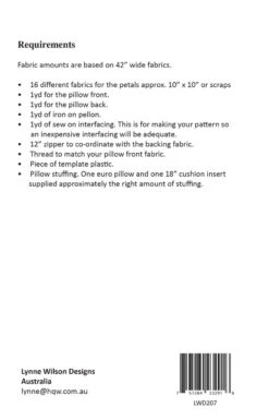 Petal Floor Pillow 5 Petal Floor Pillow -Qbpn LWD207 1