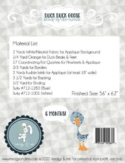 Duck Duck Goose- Block Of The Month -Qbpn MAMP113 1