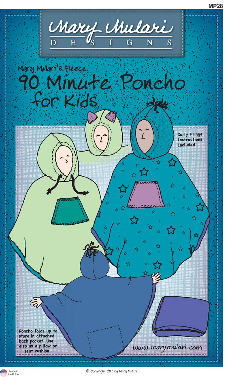 90 Minute Poncho For Kids Pattern 3 90 Minute Poncho For Kids Pattern