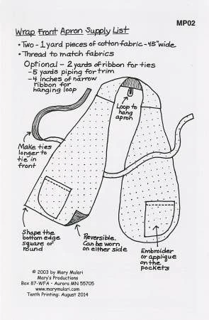 Wrap Front Apron 4 Wrap Front Apron - Image 2