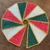 Modern Two Sided Tree Skirt Downloadable Pattern -Qbpn Mary Anns Red Green Wht SQ IMG 4027