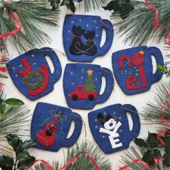 Merry Mug Ornament Downloadable Pattern