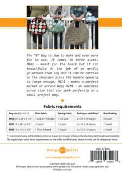 The B Bag Pattern -Qbpn ODQ B BAG 1