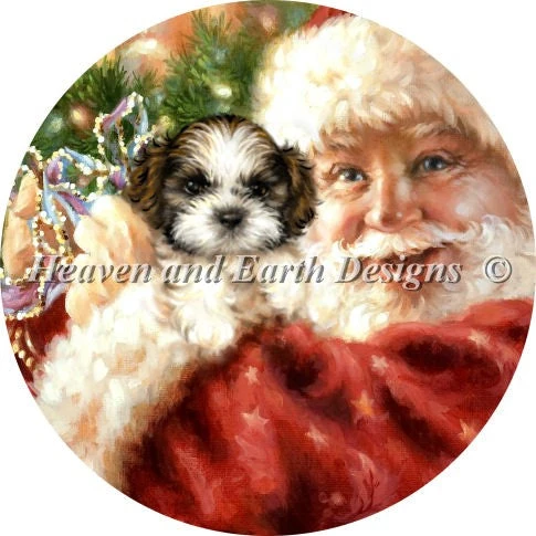 Ornament Shih Tzu For Christmas Cross Stitch By Dona Gelsinger 4 Ornament Shih Tzu For Christmas Cross Stitch By Dona Gelsinger - Image 2