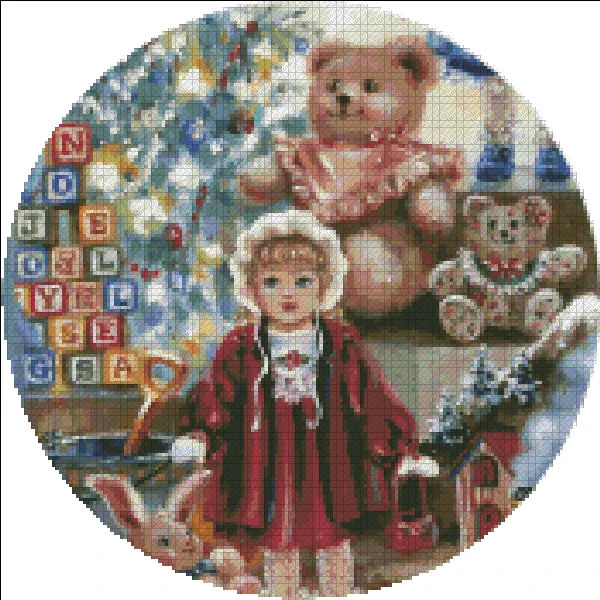 Ornament The Toy Box Cross Stitch By Dona Gelsinger 3 Ornament The Toy Box Cross Stitch By Dona Gelsinger