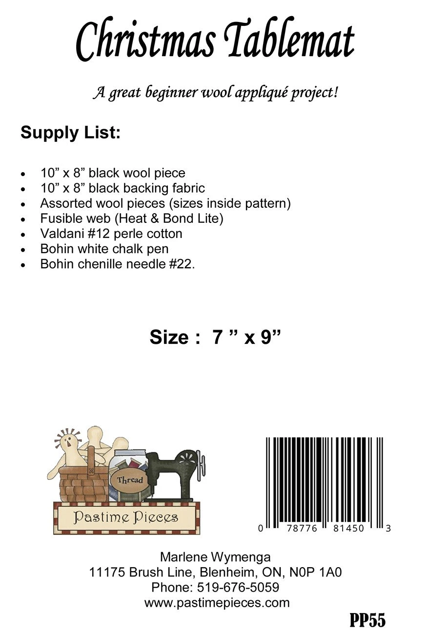 Christmas Tablemat 4 Christmas Tablemat - Image 2