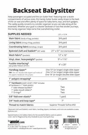Backseat Babysitter Pattern 5 Backseat Babysitter Pattern - Image 3