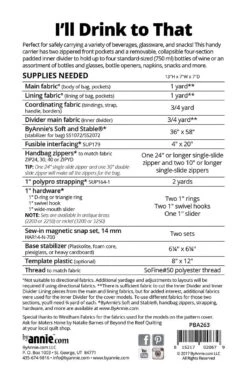 I'll Drink To That Pattern 5 I'll Drink To That Pattern -Qbpn PBA263 1