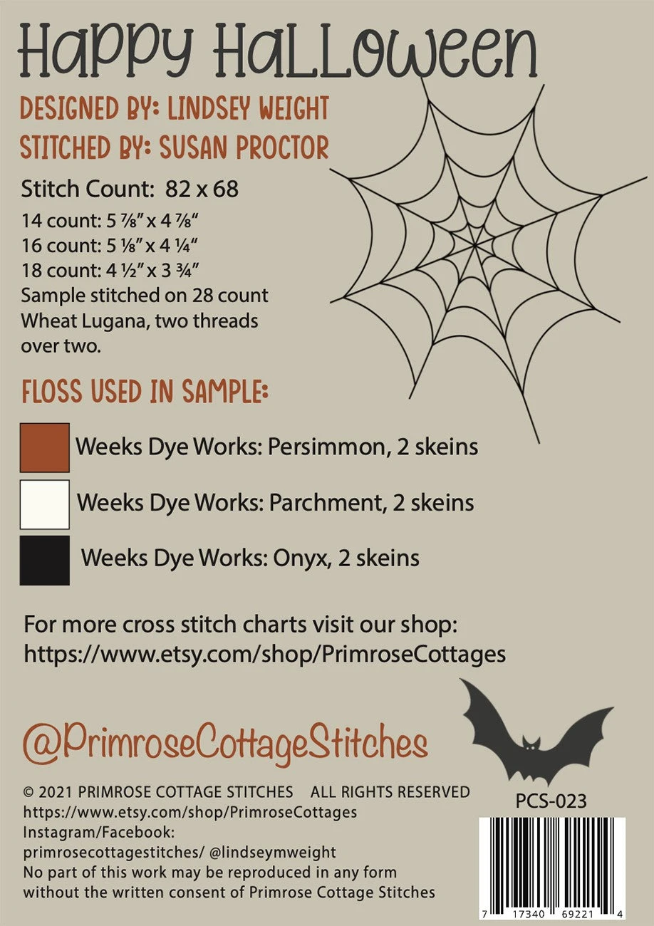 Happy Halloween Cross Stitch 4 Happy Halloween Cross Stitch - Image 2