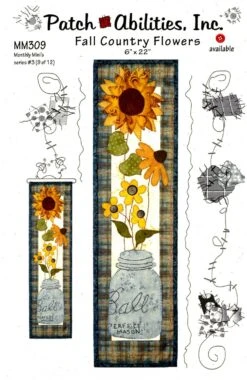 Monthly Minis #3 Fall Country Flowers