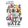 Felt Letter Ornaments Sewing Pattern 1 Felt Letter Ornaments Sewing Pattern -Qbpn PT 8053