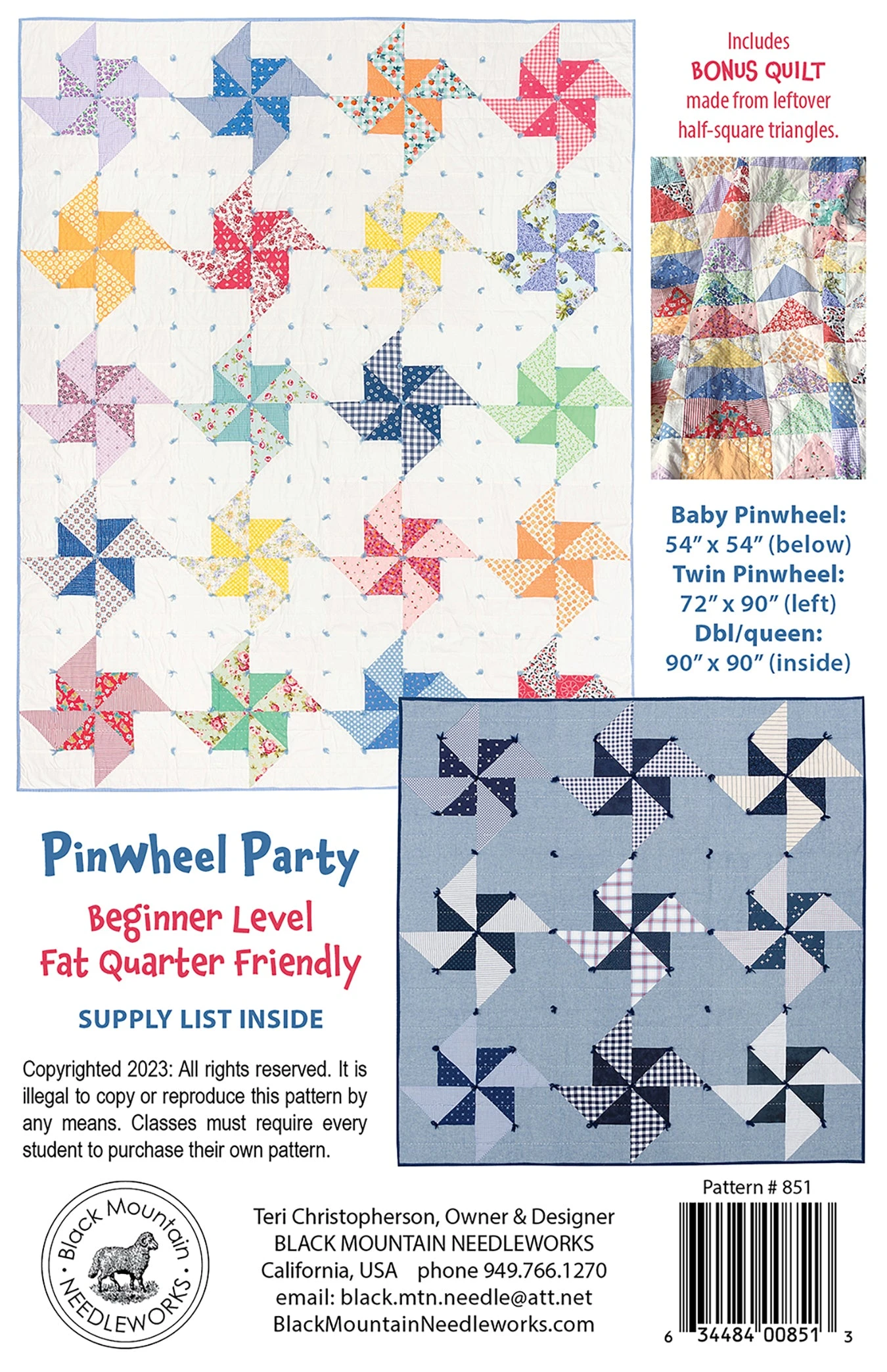 Pinwheel Party Downloadable Pattern 4 Pinwheel Party Downloadable Pattern - Image 2