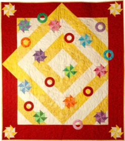 Pinwheels And Rings Quilt Pattern