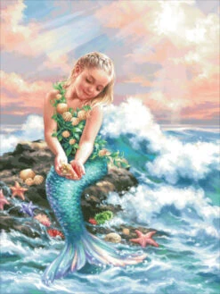 Princess Of The Sea Cross Stitch By Dona Gelsinger