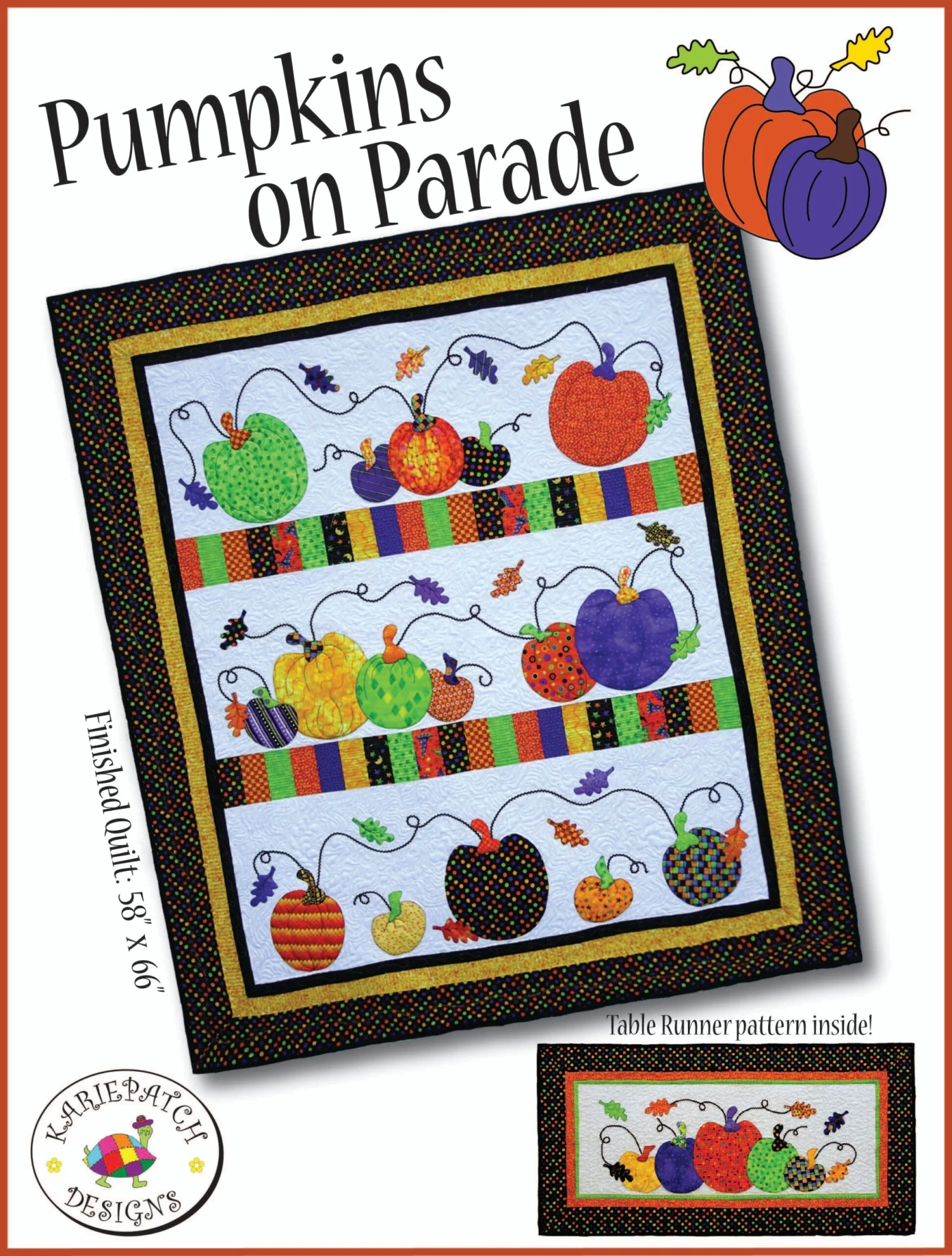 Pumpkins On Parade Downloadable Pattern 3 Pumpkins On Parade Downloadable Pattern
