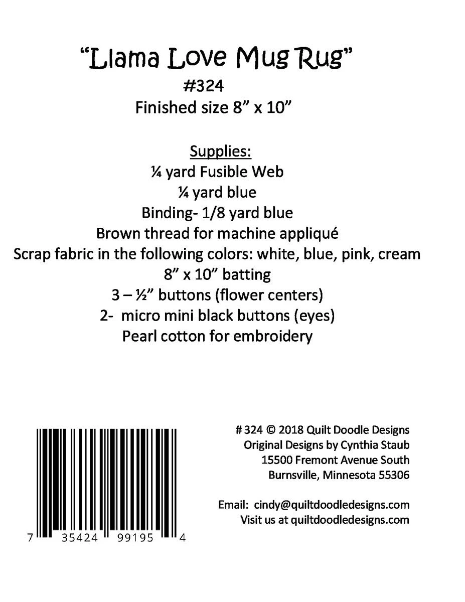 Llama Love Mug RugLlama Love Mug Rug 4 Llama Love Mug RugLlama Love Mug Rug - Image 2