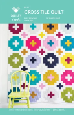 Cross Tile Quilt Pattern