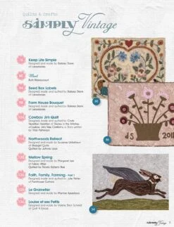 Quarterly Simply Vintage Magazine 38 -Qbpn QM SV38GB 2