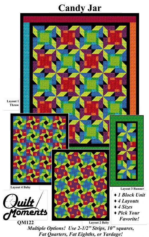 Candy Jar Quilt Pattern 3 Candy Jar Quilt Pattern