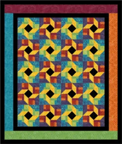 Candy Jar Quilt Pattern 13 Candy Jar Quilt Pattern -Qbpn QM122 Candy Jar Layout4 TT Tonga Pinwheel batiks