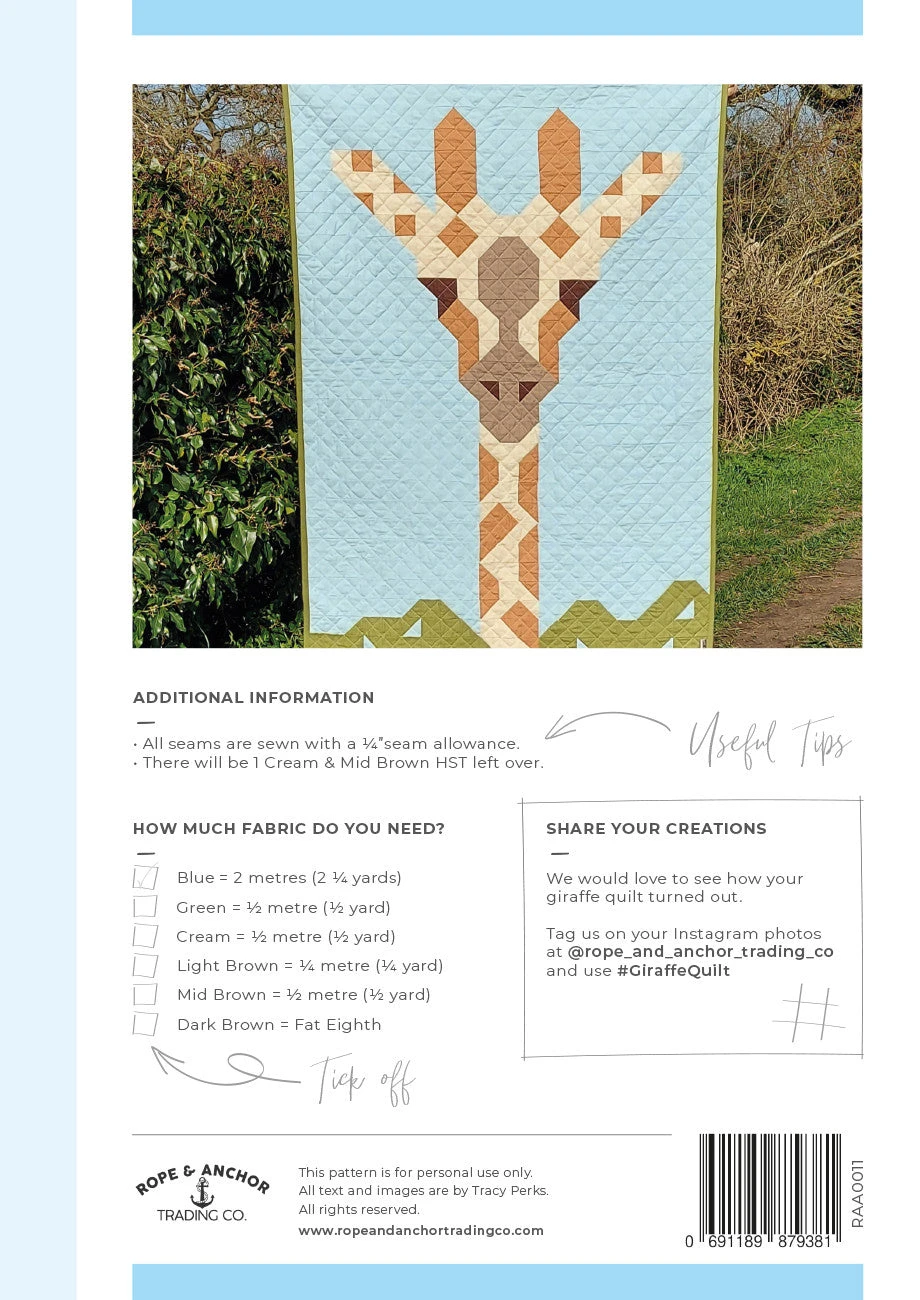 The Giraffe Quilt Pattern 4 The Giraffe Quilt Pattern - Image 2