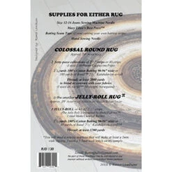 Colossal Round Rug & Jelly Roll Rug 5 Colossal Round Rug & Jelly Roll Rug -Qbpn RJD130 1