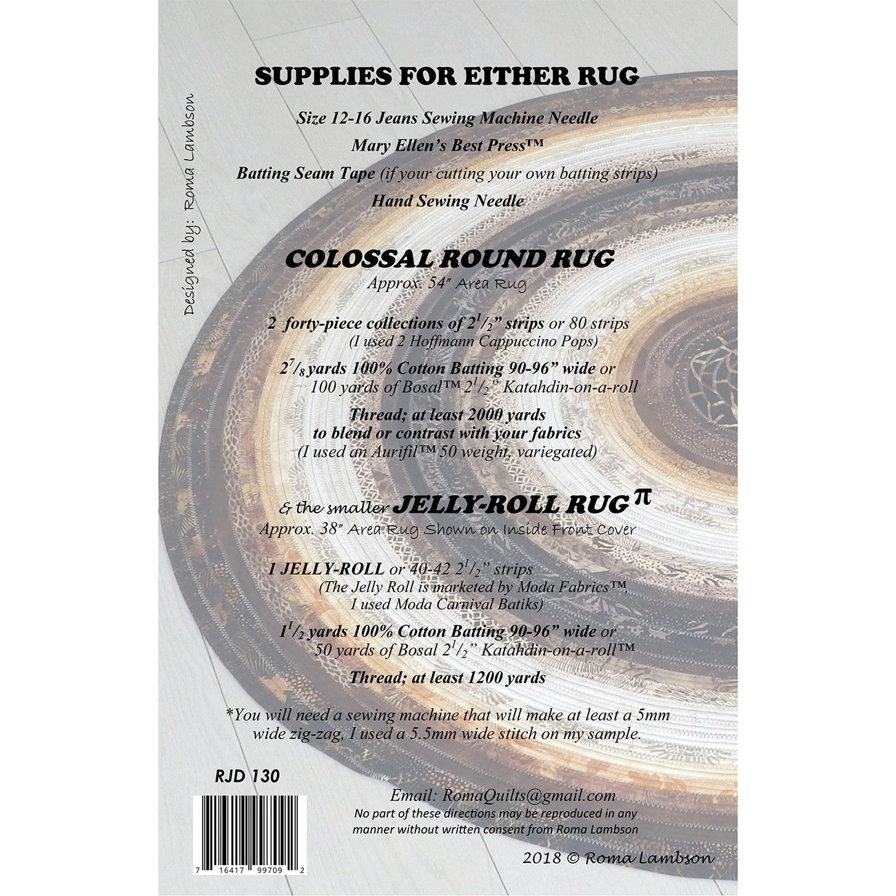 Colossal Round Rug & Jelly Roll Rug 4 Colossal Round Rug & Jelly Roll Rug - Image 2