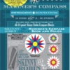 Skinny Robin 16 Point Mariner's Compass Book And Ruler Combo -Qbpn RR183