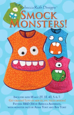Smock Monsters Toddler Apron Pattern
