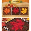 Patchwork Accent Runner Leaves November -Qbpn SF49963
