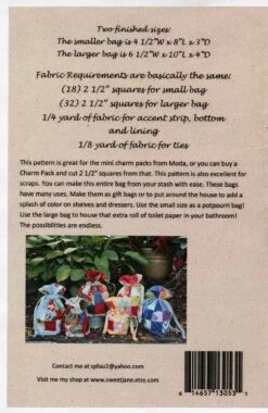 Mini Charm Drawstring Bag -Qbpn SJ053 1