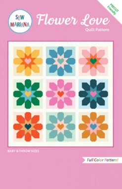 Flower Love Quilt Pattern