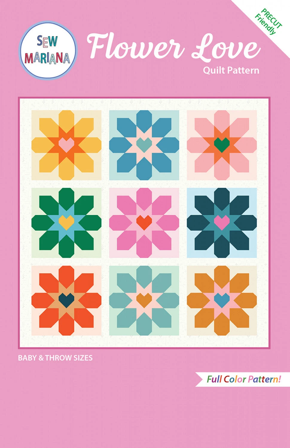 Flower Love Quilt Pattern 3 Flower Love Quilt Pattern