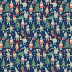 Moonlight Naughty & I Gnome It Fabric