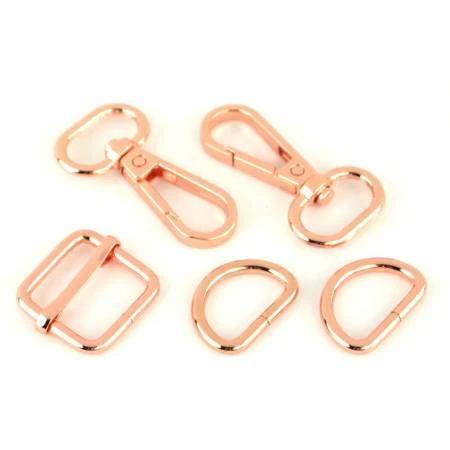 Basic Hardware Set Level 3 3/4in Rose Gold 3 Basic Hardware Set Level 3 3/4in Rose Gold