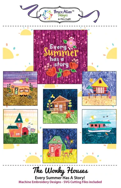 The Wonky Houses Table Runner: Summer Downloadable Pattern 3 The Wonky Houses Table Runner: Summer Downloadable Pattern