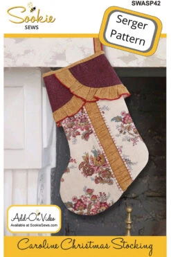 Caroline Christmas Stocking Serger Pattern