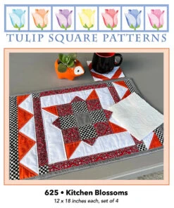 Kitchen Blossoms Placemats Downloadable Pattern
