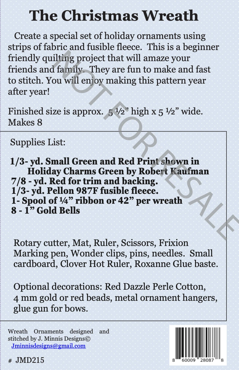 The Christmas Wreath Downloadable Pattern 4 The Christmas Wreath Downloadable Pattern - Image 2